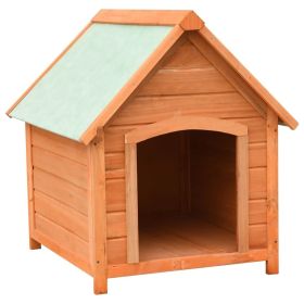 Dog House Solid Pine & Fir Wood 28.3"x33.5"x32.3" Dog House Solid Pine & Fir Wood 28.3"x33.5"x32.3"